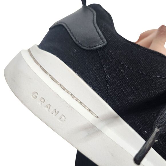 COLE HAAN Shoes Mens‎ 8 Black GrandPro Rally Canvas Sneaker Grand 360 Cushioning - Picture 8 of 8